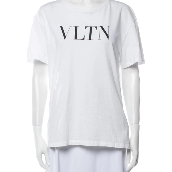 Valentino White Logo T-Shirt VLTN - Picture 1 of 2